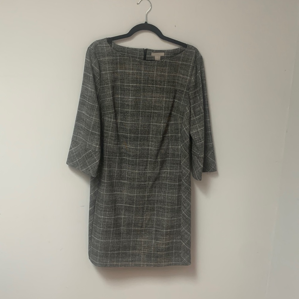 H&M Plaid Shift Dress